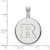 Black Bow Jewelry Sterling Silver Rutgers Scarlet Knights NCAA Large Pendant - 2 of 3