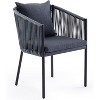 2-Piece Outdoor Dining Set - Rattan Wicker Patio Chairs with Cushions, Perfect for Garden, Deck, Backyard, and Poolside - 4 of 4