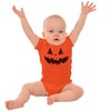 Classic Halloween Pumpkin Costume Baby Romper Boys or Girls Brisco Brands - 3 of 4