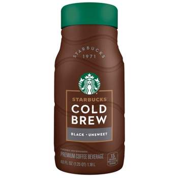 Starbucks Black Unsweetened Cold Brew Coffee - 40 fl oz