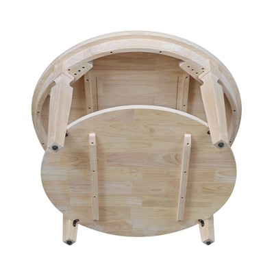 Vista 42" Round Natural Wood Coffee Table