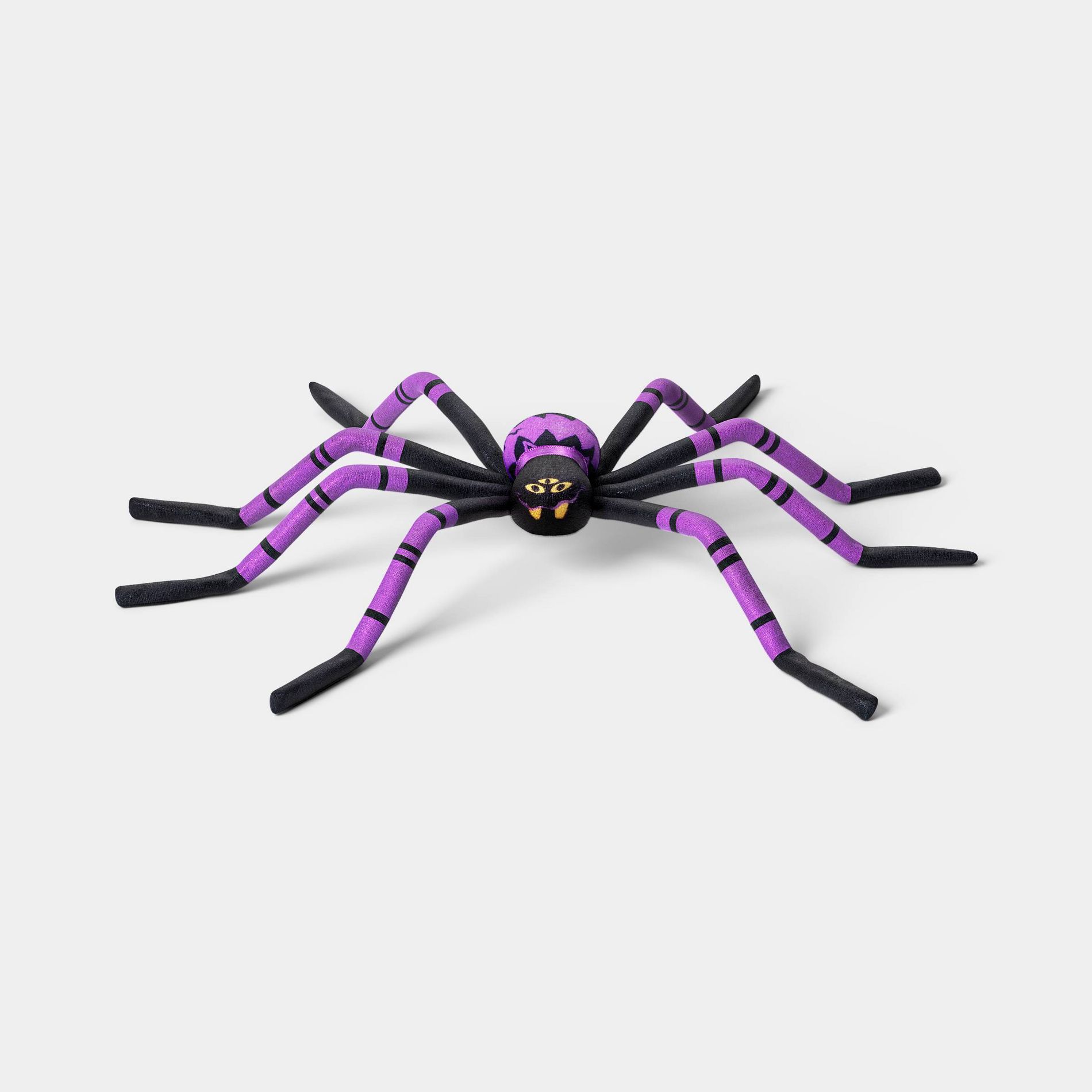 20" Medium Three Eyed Spider Halloween Decorative Prop Purple - Hyde and EEK! Boutique™