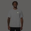 Dalix Rainbow (Glow in the Dark) Embroidered Relaxed Heavy Soft Cotton T Shirt Mens - 2 of 4
