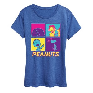 Women's - Peanuts - Pop Grid Short Sleeve Graphic T-Shirt - 1 of 4