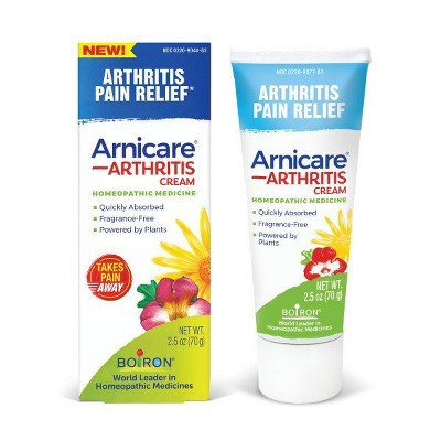 Arnicare Arthritis Cream by Boiron Homeopathic Medicine For Arthritis Pain Relief  -  2.5 oz Cream