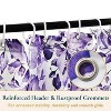 LunaLulinlk Weighted-Hem Fabric Bathroom Curtain,Purple - 4 of 4