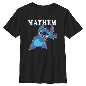 Boys Lilo & Stitch Mayhem T Shirt - 1 of 4