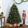 Sunnydaze Indoor Artificial Unlit Majestic Pine Full Christmas Tree with Metal Stand and Hinged Branches - 6' - Green - image 4 of 4