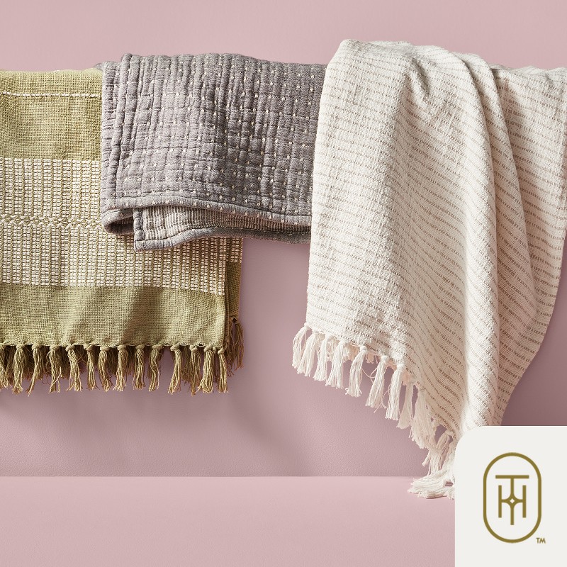 New Threshold™ throw blankets from $49