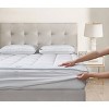 Sleep Climate King 300 Thread Count Down Alternative Mattress Pad: Cotton Blend, Hypoallergenic Fill, Fits 18" Depth - 2 of 4