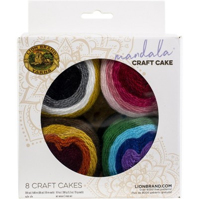 Lion Brand Mandala Craft Cake Yarn 8/Pkg