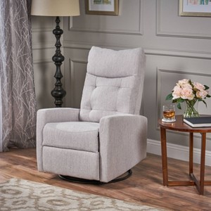 Woodglen Contemporary Glider Swivel Recliner - Christopher Knight Home - 1 of 4