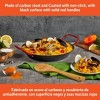 IMUSA 11" Round Carbon Steel Nonstick Comal - Black: Tortilla Griddle, Gas & Electric Compatible, Hand Wash - 2 of 4