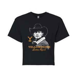 Women's - Yellowstone - Jimmy Cropped Graphic T-Shirt - 1 of 4