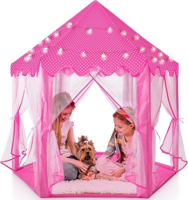 Costway Kids Play Tent Large Playhouse Children Play Castle Fairy Tent ...