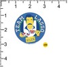 Ted Lasso Team Badge 100ct Vinyl Large Deluxe Stickers Variety Pack - 2 of 4