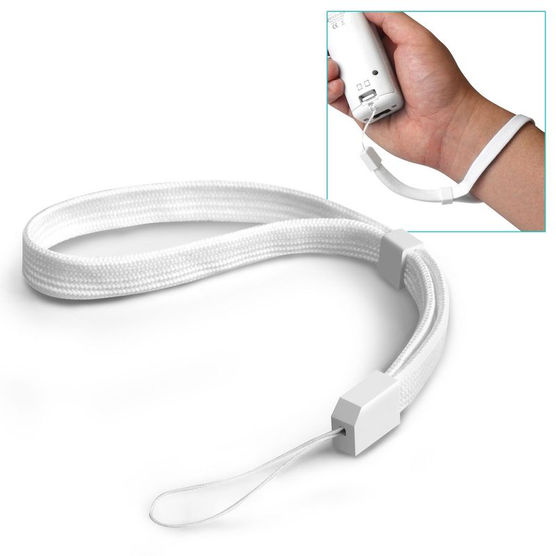Insten Wrist Strap compatible with Nintendo Wii/DS/DS Lite/PSP 1000/PSP slim 2000 Remote Control,White, 1 of 5