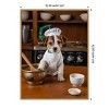 Amanti Art Jack Russell Puppy Chef by Andreas Magnusson Framed Canvas Wall Art - 3 of 4