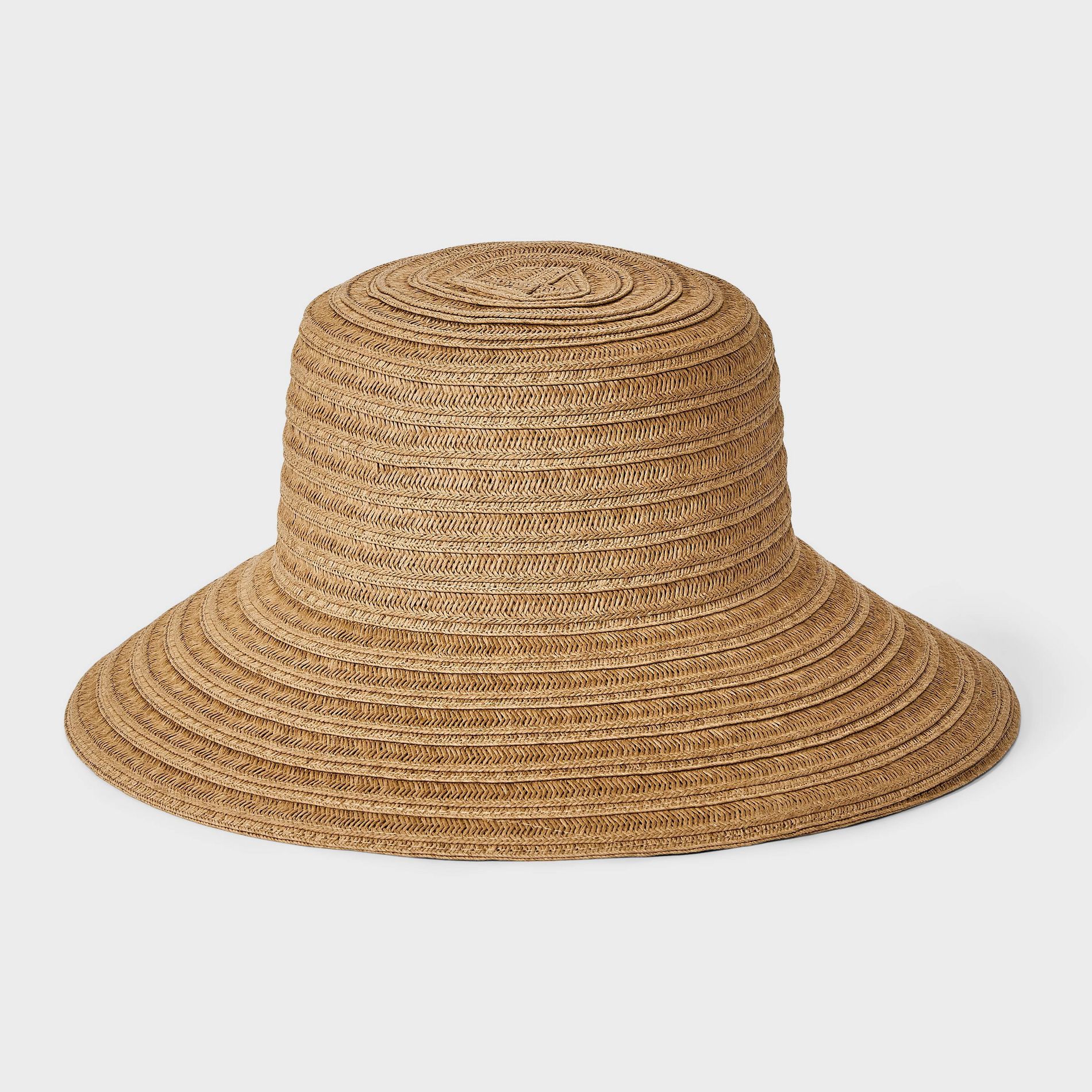 Packable Straw Down Brim Hat - Shade & Shore™