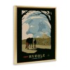 Stupell Industries Visit Hyrule Fantasy Wildlife Character Floating Frame Canvas Art, Gold, 17" x 21" - 2 of 4