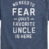 Men's - Instant Message - Your Favorite Uncle Is Here Short Sleeve Graphic T-Shirt - 2 of 4