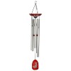 Woodstock Wind Chimes Signature Collection  Woodstock Pet Memorial Chime  24'' Silver Wind Chime - 3 of 4