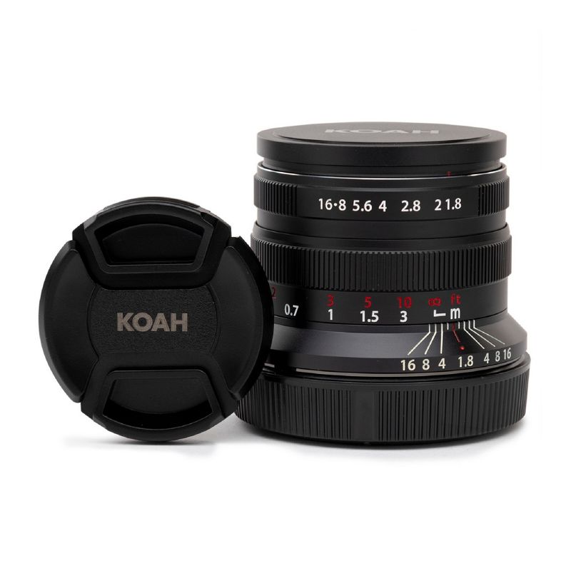 Koah Artisans 55mm f/1.8 Large Aperture Manual Focus Lens for Canon RF (Black), 2 of 4