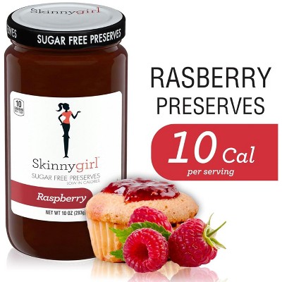 Skinnygirl Sugar Free Raspberry Preserves, 10 oz (Pack of 2)