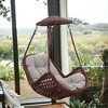 Courtyard Casual Princeton Hanging Basket - Brown  Steel frame with solution dyed Poly fabric - 2 of 4