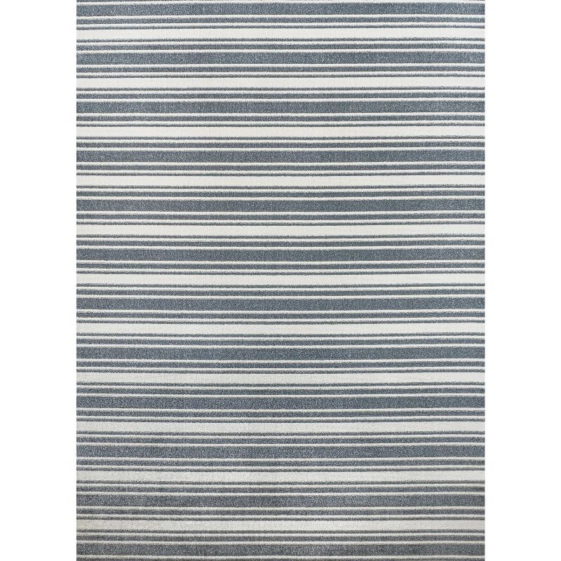 JONATHAN Y Fawning Two-Tone Striped Classic Low-Pile Machine-Washable Area Rug, 3 of 13