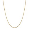 Black Bow Jewelry 2mm, 14k Yellow Gold, D/C Quadruple Rope Chain Necklace - 3 of 4