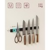 VASAGLE Bakers Rack with Magnetic Knife Holder, Paper Holder, Wire Basket, 8 Hooks, Organizers and Storage, Baker's Rack with Wire Basket - 4 of 4