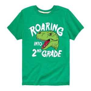 Boys' - Instant Message - Roaring Into 2nd Grade Short Sleeve Graphic T-Shirt - 1 of 4