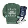 Simply Sage Market Women's  Garment Dyed Graphic Sweatshirt Merry Christmas Sweater - 3 of 4