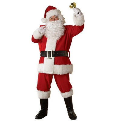 Rubies Adult Regal Plush Santa Suit Costume