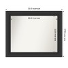 Amanti Art Sloped Non-Beveled Framed Bathroom Vanity Wall Mirror - 3 of 4