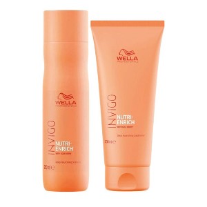 Wella Professionals Invigo Nutri-Enrich Shampoo (8.4 oz) & Conditioner (6.7 oz) | Deep Moisturizing | For Dry & Damaged Hair | - DUO SET - 1 of 4