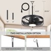 Airsurfer 19" 6 Speed Waterproof Ceiling Fan with 3 Color Temperatures LED Light and Remote,5 ABS Blades,Light with Memory Function - 4 of 4
