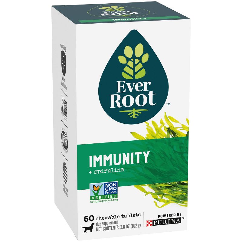 Purina EverRoot Natural, Organic Immunity Supplement Chewable Tablets for Dogs - 60ct, 3 of 7