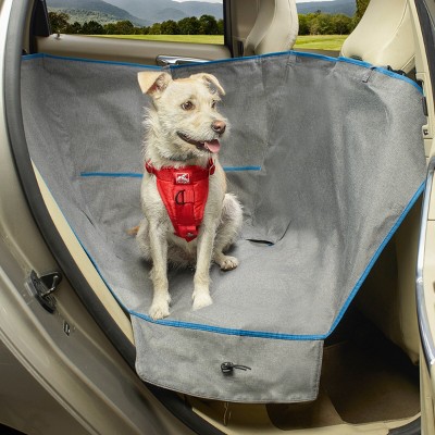 Heather Gray Half Hammock Dog Car Seat Cover