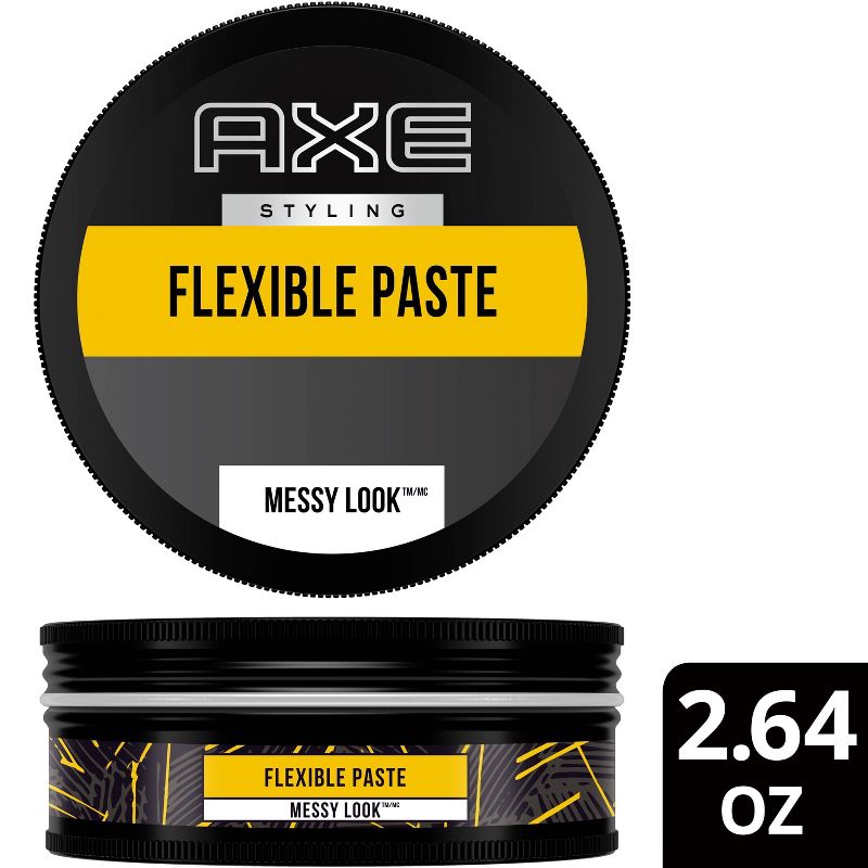 Axe Styling Messy Look Medium Hold Low Shine Flexible Hair Paste - 2.64oz, 1 of 11