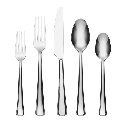 Oneida 20pc Stainless Steel Bleeker Flatware Set