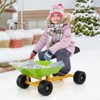 Costway 8" Heavy Duty Kids Ride-on Sand Dumper Front Tipping w 4 Wheels Sand Toy Gift - 4 of 4