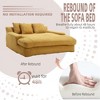 Chenille 2-seater lazy sofa With 5 back pillows,Comfy Sofa- Deep Seat Couch for Living Room - 3 of 4