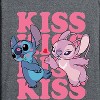 Men's - Lilo and Stitch - Kiss Long Sleeve Graphic T-Shirt - 2 of 4