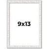 PosterPalooza | Photo Size Textured White Picture Frame - UV Acrylic, Foam Board Backing, Hanging Hardware - 2 of 4