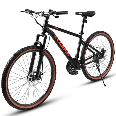 YONWAY Mountain Bike, 21-Speed Gear System, High Carbon Steel Frame, for School Commuting