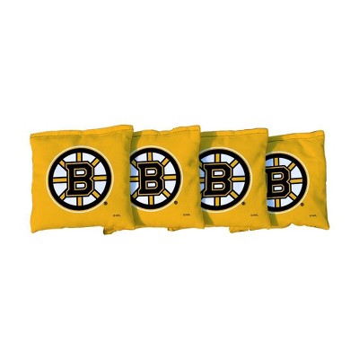 NHL Boston Bruins Corn-Filled Cornhole Bags Yellow - 4pk