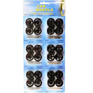 Wheels and Tires and Rims Multipack Set of 24 pieces for 1/24 Scale Model Cars and Trucks - 1 of 3