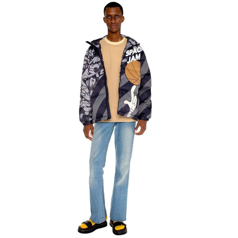 Members Only Men's Space Jam Puffer Jacket, 6 of 7